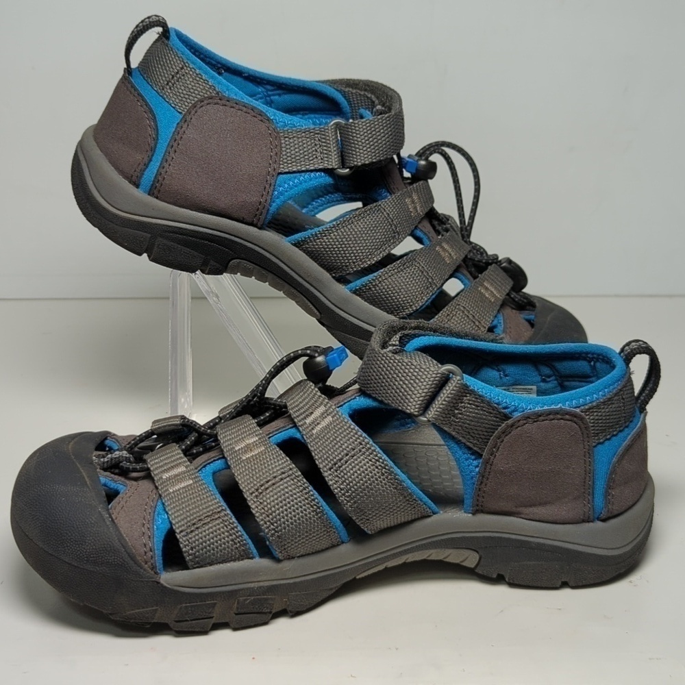 Keen Newport H2 gray and blue athletic sandals big boys size 4  EU 36 - Picture 11 of 15